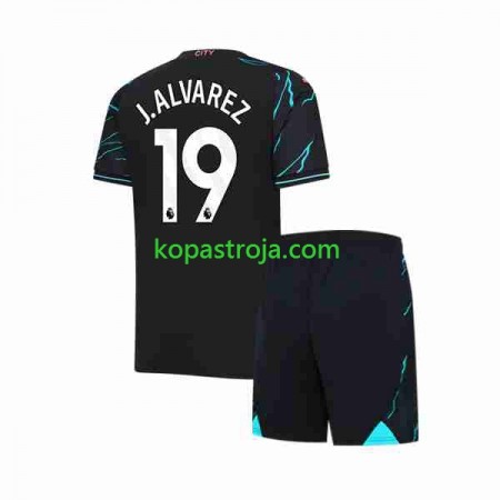Billiga Fotbollströjor Manchester City Julian Alvarez 19 Barn Tredje tröja 2023/24 Kortärmad